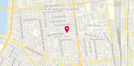 Plan de JACOB Stéphanie, 89 Rue Paul Bert, 69003 Lyon
