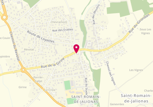 Plan de DIAF Amandine, 1 Place Passieu, 38460 Saint-Romain-de-Jalionas