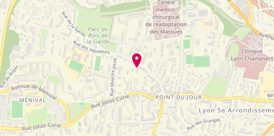 Plan de EYMARD Emilie, 25 Rue des Aqueducs, 69005 Lyon