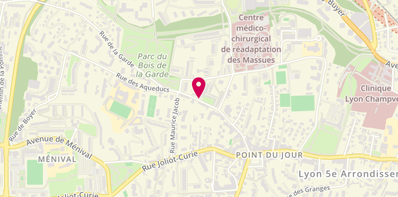 Plan de CAILLET Géraldine, 32 Rue des Aqueducs, 69005 Lyon