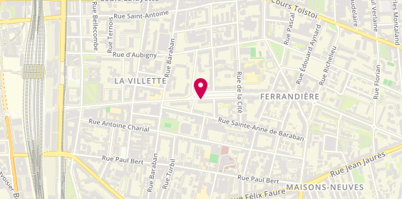 Plan de ESNAULT Frédérique, 6 Rue Nazareth, 69003 Lyon