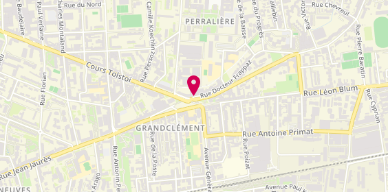 Plan de CHENIN Christophe, 1 Rue du Dr Frappaz, 69100 Villeurbanne