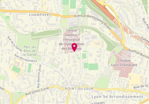 Plan de TOULARASTEL Emmanuelle, 84 Rue Docteur Edmond Locard, 69005 Lyon