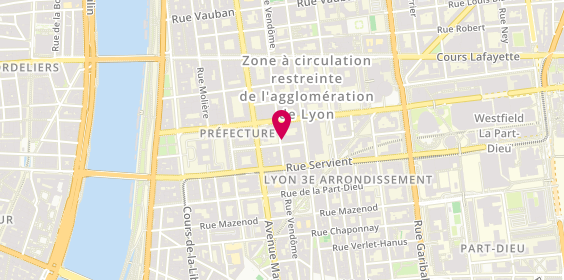 Plan de BONNEVIOT Natacha, 185 Rue Vendome, 69003 Lyon
