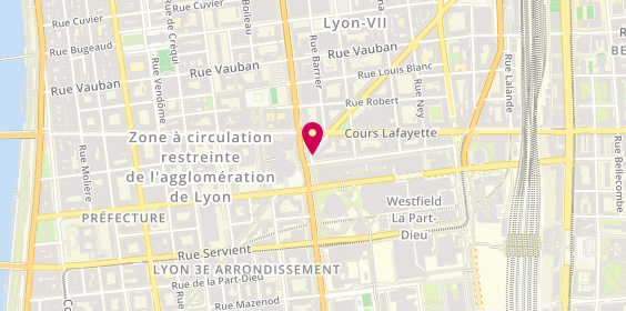 Plan de LEJEUNE-MANGON Véronique, 152 Rue Moncey, 69003 Lyon