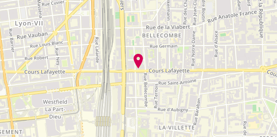 Plan de BETTON Laury, 241 Cours Lafayette, 69006 Lyon