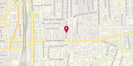 Plan de JAILLET Arnaud, 25 Rue Notre Dame, 69006 Lyon