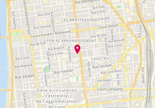 Plan de TRIVINO Cécile, 102 Rue Garibaldi, 69006 Lyon