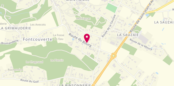 Plan de BLANCO Laetitia, 55 Route du Bourg, 17100 Fontcouverte