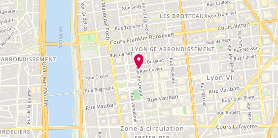 Plan de MEKERSA Cyril, 117 Rue de Crequi, 69006 Lyon