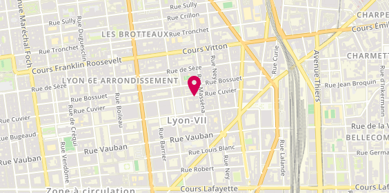 Plan de BERTHIAUX Alexandre, 158 Rue Cuvier, 69006 Lyon