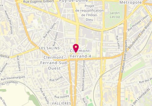 Plan de FOURNIER Maxime, 12 Avenue de la Liberation, 63000 Clermont-Ferrand