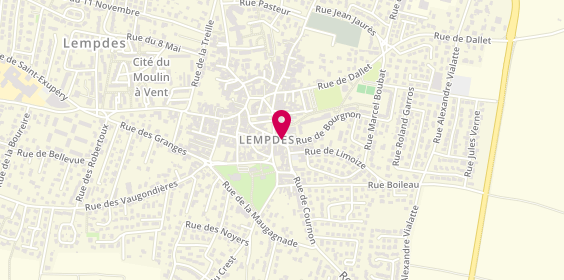 Plan de BOYER Adeline, 24 Place Charles de Gaulle, 63370 Lempdes