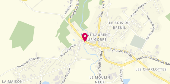 Plan de BOURGOIN Nadège, 1 Rue Jean d'Omersson, 87310 Saint-Laurent-sur-Gorre