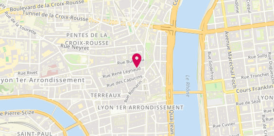 Plan de DESCHAMPS Bernadette, 37 Rue René Leynaud, 69001 Lyon