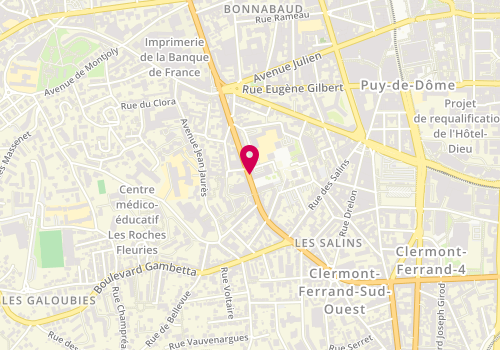 Plan de GIGANON Maud, 35 Bis Boulevard Aristide Briand, 63000 Clermont-Ferrand