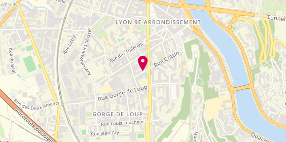 Plan de SOWA Caroline, 16 Rue Cottin, 69009 Lyon