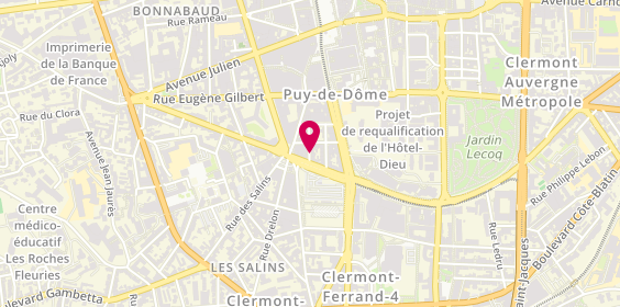 Plan de BERTHOU Lorène, 5 Rue de Montrognon, 63000 Clermont-Ferrand