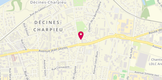 Plan de ROMMEVAUX Damien, 4 Rue Bizet, 69150 Décines-Charpieu