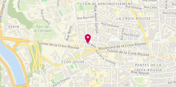 Plan de LITOT Océane, 9 Rue Bély, 69004 Lyon