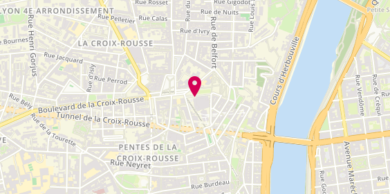 Plan de CAZAZIAN Aurore, 168 Boulevard de la Croix Rousse, 69001 Lyon