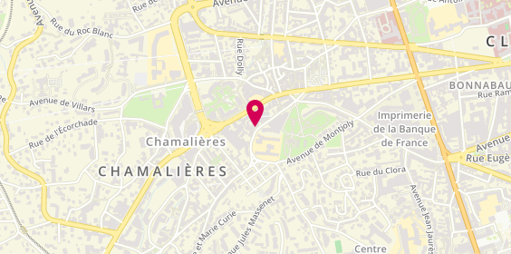 Plan de CHORLET Anne Lise, 18 Ter Avenue des Thermes, 63400 Chamalières