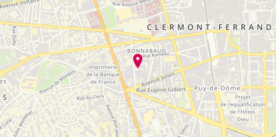 Plan de ALI MANDJEE Emmanuel, 25 Rue Morel Ladeuil, 63000 Clermont-Ferrand