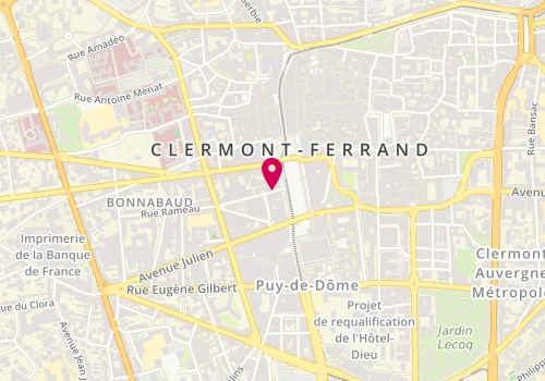 Plan de NOUHAUD Quentin, 2 Rue Marechal Foch, 63000 Clermont-Ferrand