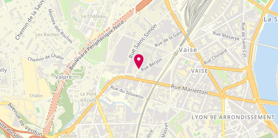 Plan de BENNOUR Soraya, 30 Rue Bergon, 69009 Lyon