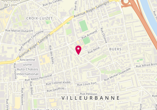 Plan de MEKKAOUI Sofiane, 49 Rue Chateau Gaillard, 69100 Villeurbanne