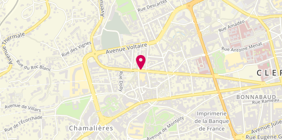 Plan de DANCHAUD Pierre Etienne, 40 Avenue Joseph Claussat, 63400 Chamalières