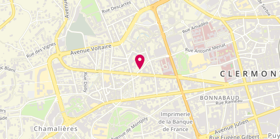 Plan de LAFONT Hélène, 5 Rue Saint Andre, 63400 Chamalières
