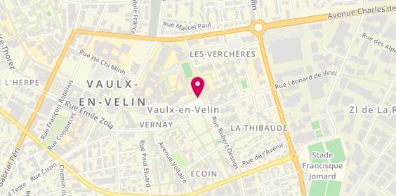 Plan de LAKEHAL Abla, 1 Chemin Promenade Lenine, 69120 Vaulx-en-Velin