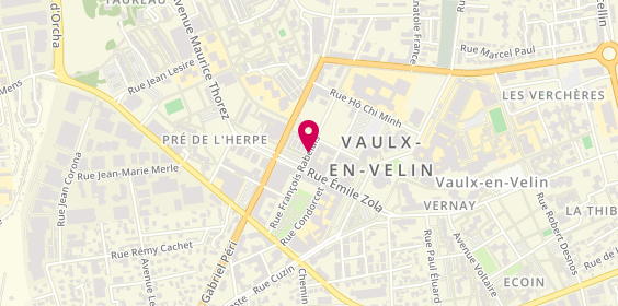 Plan de EL OUARDANI Touria, 25 Rue Francois Rabelais, 69120 Vaulx-en-Velin