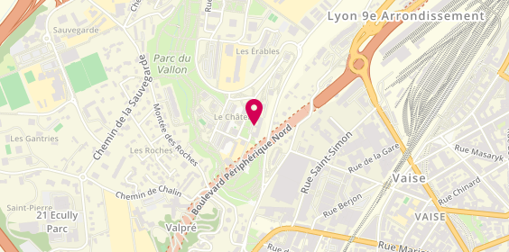 Plan de LHOPITAL Florence, 100 Rue des Fougeres, 69009 Lyon