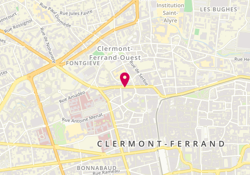 Plan de PLANEIX Danielle, 37 Rue Fontgieve, 63100 Clermont-Ferrand