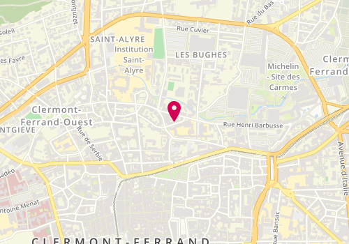 Plan de VIARD Marie, 8 Rue des Hauts de Chanturgue, 63000 Clermont-Ferrand