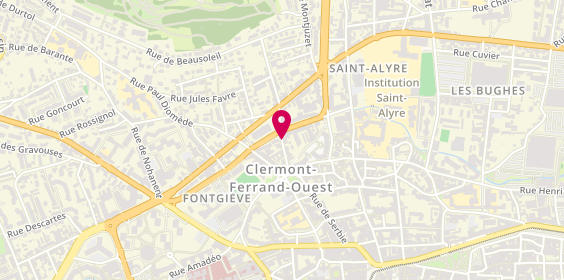 Plan de PENY Mickaël, 12 Rue des Portes d'Argent, 63000 Clermont-Ferrand