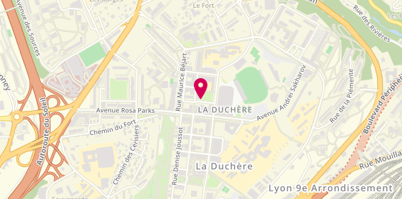 Plan de CHARVIN-BRILLON Valérie, 3 Square Averroès, 69009 Lyon