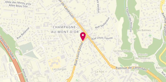 Plan de ACHIR Fouzia, 3 Rue Louis Juttet, 69410 Champagne-au-Mont-d'Or