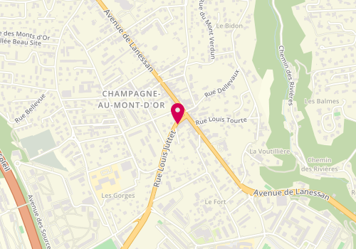 Plan de FAURE Claire, 1 Rue Louis Juttet, 69410 Champagne-au-Mont-d'Or