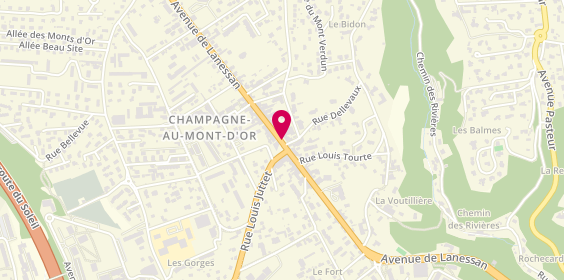 Plan de AMILIEN Manon, 44 Avenue Lanessan, 69410 Champagne-au-Mont-d'Or