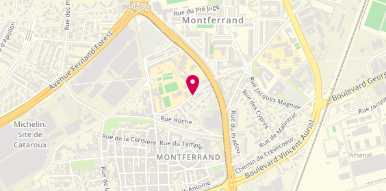 Plan de BERTRAND Emeline, 15 Rue François Taravant, 63000 Clermont-Ferrand