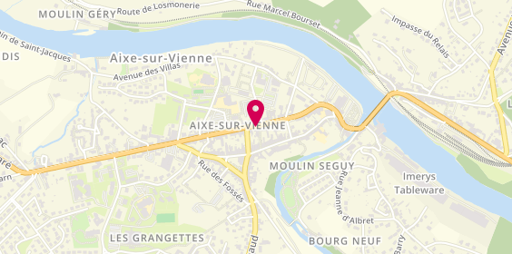 Plan de COUTURIER Amandine, 41 Avenue du Pdt Wilson, 87700 Aixe-sur-Vienne