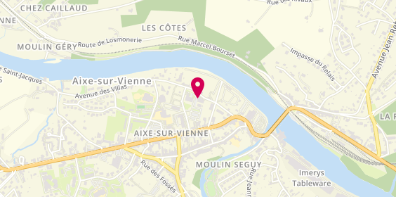 Plan de DUBOIS Florence, 1 Place Guillaume Lemaistre, 87700 Aixe-sur-Vienne