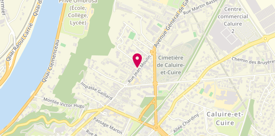 Plan de GOZARD Antoine, 83 Rue Jean Moulin, 69300 Caluire-et-Cuire