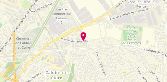 Plan de BONHOMME Elodie, 323 Chemin des Bruyeres, 69300 Caluire-et-Cuire
