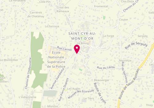 Plan de RANDRIANJAHANA Annick, 4 Rue Pierre Dupont, 69450 Saint-Cyr-au-Mont-d'Or