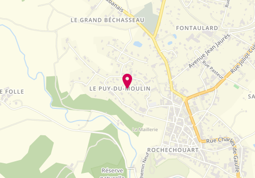 Plan de SOULAT Evelyne, 11 Faubourg Puy du Moulin, 87600 Rochechouart