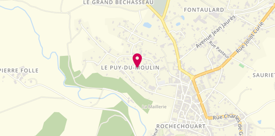 Plan de LOUSTAUD Laetitia, 11 Faubourg Puy du Moulin, 87600 Rochechouart